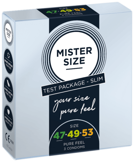 MISTER SIZE Slim Trial Set 47-49-53 (3 preservativos)