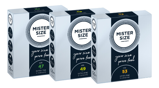 MISTER SIZE Trial Set 47-49-53 (3x3 preservativos)
